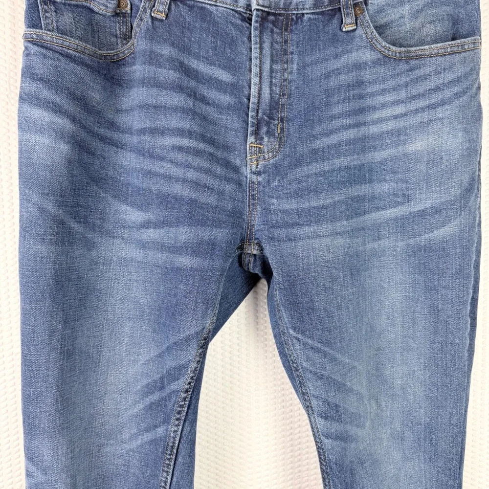 Old Navy Skinny Ajuste Jeans Mens 36W Medium Wash Blue Denim Stretch‎ 5-Pocket